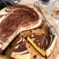 chocolate swirl cheesecake