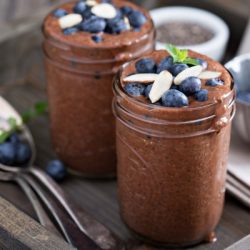 chocolate chia pudding