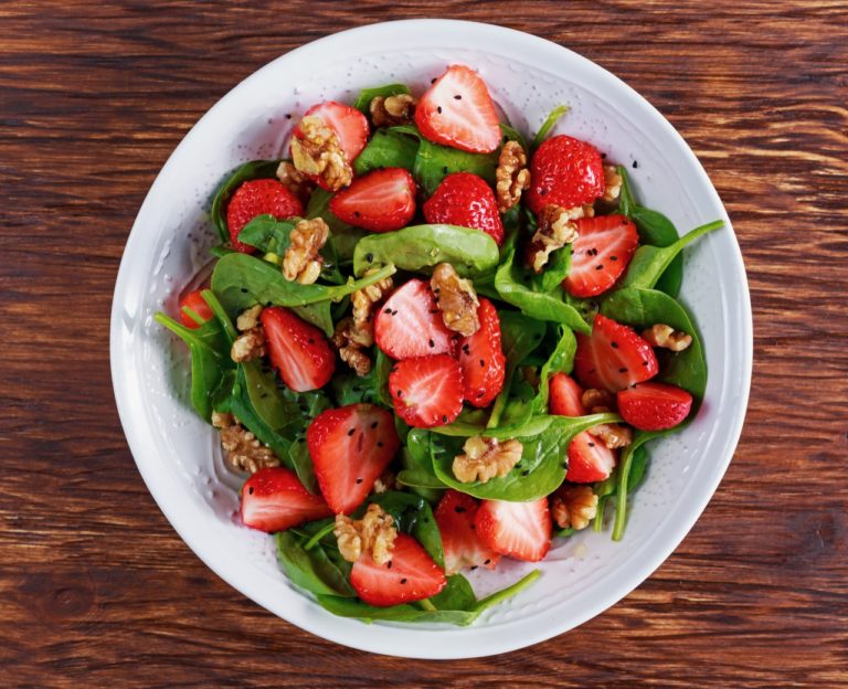 strawberry spinach salad seed
